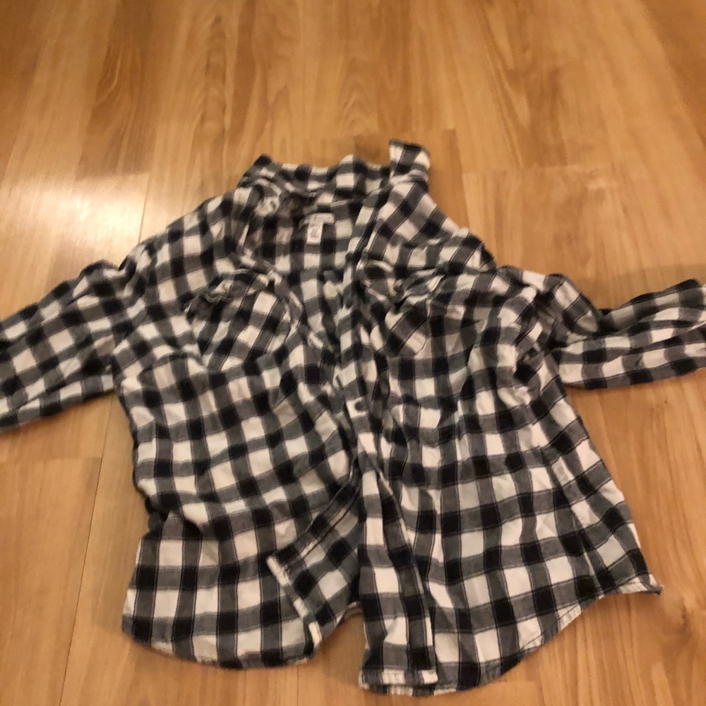 Black and white flannel